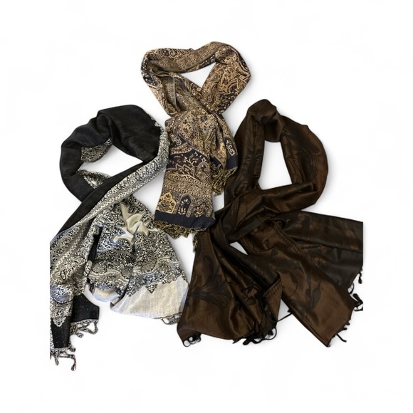 Accessories - Bundle of Pashmina-style Scarves NWT